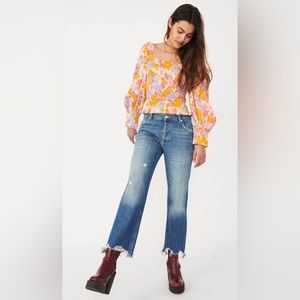 We the Free, Maggie Mid-Rise Straight-Leg Jeans